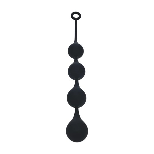 LEVELZ Waterdrop Silicone Anal Balls X-Large Ø 5 cm Schwarz