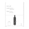 OUCH Hand- & Fussfessel-Set aus Leder Schwarz