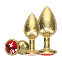 OUCH Milan Collection Analplug 3er-Set aus Aluminium...