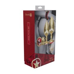 OUCH Milan Collection Analplug 3er-Set aus Aluminium...