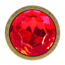 OUCH Milan Collection Analplug 3er-Set aus Aluminium Gold/Rot
