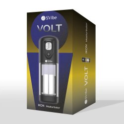 SNAIL VIBE Ikon Volt Masturbator mit Vibration, Reibung & Heizfunktion Transparent/Schwarz