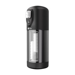 SNAIL VIBE Ikon Volt Masturbator mit Vibration, Reibung & Heizfunktion Transparent/Schwarz