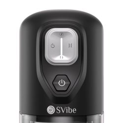 SNAIL VIBE Ikon Volt Masturbator mit Vibration, Reibung & Heizfunktion Transparent/Schwarz