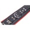 THE RED Gepolsterte Handfesseln aus Leder Schwarz/Rot