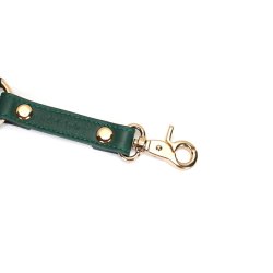 LIEBE SEELE Mossy Chic Leder-Hogtie Grün/Gold