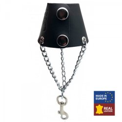 THE RED Hodenfallschirm aus Leder mit Ketten &...