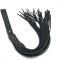 THE RED Martinet Lederpeitsche 75 cm Schwarz