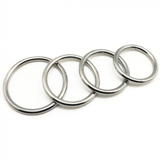 THE RED Metallcockring 4er-Set