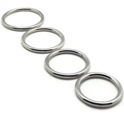 THE RED Metallcockring 4er-Set