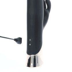 RABBIT PASSION Mini Rex Rabbit Vibrator mit Vibration & Klopffunktion Schwarz