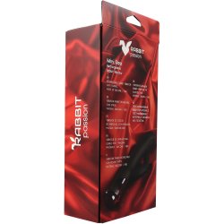 RABBIT PASSION Mini Rex Rabbit Vibrator mit Vibration & Klopffunktion Schwarz