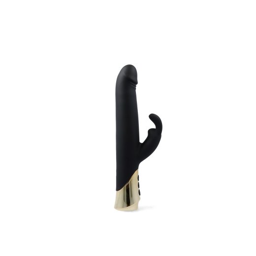 RABBIT PASSION Rabbit Vibrator mit Vibration & Rotation Schwarz