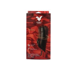 RABBIT PASSION Rabbit Vibrator mit Vibration & Rotation Schwarz