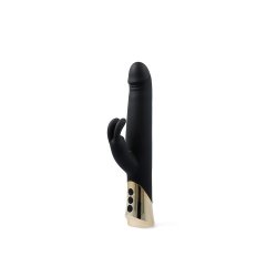 RABBIT PASSION Rabbit Vibrator mit Vibration & Rotation Schwarz