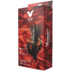 RABBIT PASSION Harlequin Rabbit Vibrator mit Vibration...