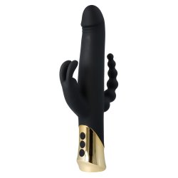 RABBIT PASSION Harlequin Rabbit Vibrator mit Vibration & Rotation