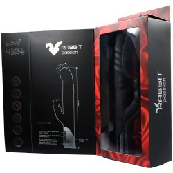 RABBIT PASSION Silver Fox Rabbit Vibrator mit Stossfunktion & Rotation