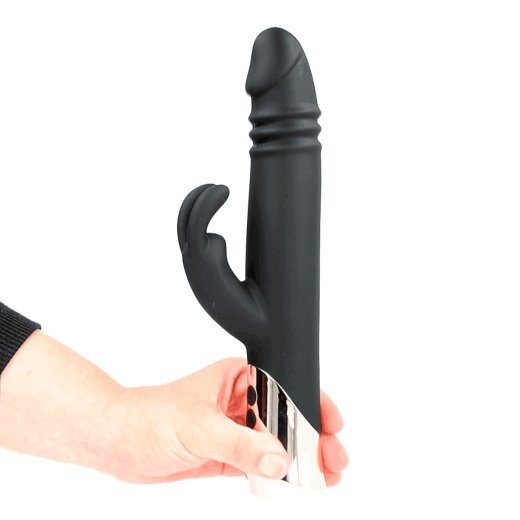 RABBIT PASSION Flemish Rabbit Vibrator mit Vibration & Stossfunktion