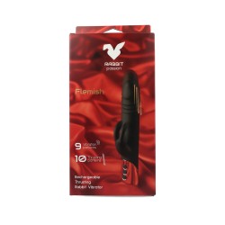RABBIT PASSION Flemish Rabbit Vibrator mit Vibration & Stossfunktion