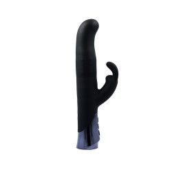 RABBIT PASSION Beveren Rabbit Vibrator mit Rotationsperlen & Vibration Schwarz