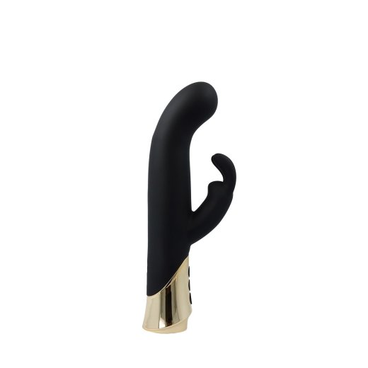 RABBIT PASSION Belier Rabbit Vibrator mit Vibration & Wellenbewegung Schwarz