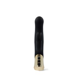 RABBIT PASSION Belier Rabbit Vibrator mit Vibration & Wellenbewegung Schwarz