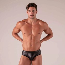 ABSOLU MALE Master Backless Brief Schwarz