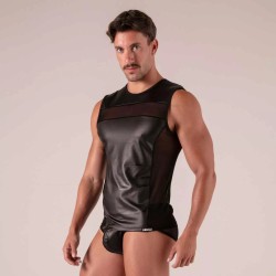 ABSOLU MALE Rebel Tank Top Schwarz