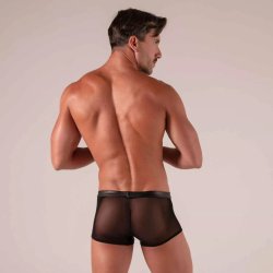 ABSOLU MALE Rebel Zipped Trunk Schwarz