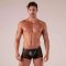 ABSOLU MALE Rebel Zipped Trunk Schwarz