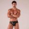ABSOLU MALE Rebel Zipped Brief Schwarz