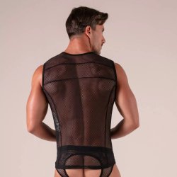 ABSOLU MALE Seduction Tank Top Schwarz
