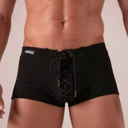 ABSOLU MALE Laced Trunk Schwarz