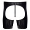 BLACK LEVEL Chaps aus Lack Schwarz