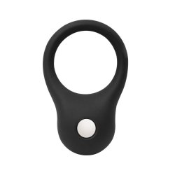 RIMBA Hodenstrecker mit Gewicht 35 g aus Silikon Schwarz