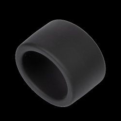 RIMBA Hodenstrecker 30 mm aus Silikon Schwarz