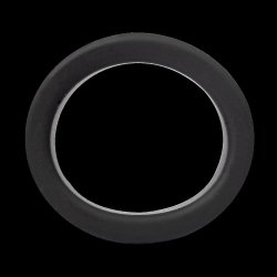 RIMBA Hodenstrecker 20 mm aus Silikon Schwarz