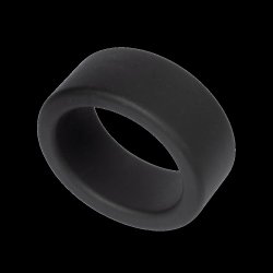 RIMBA Hodenstrecker 20 mm aus Silikon Schwarz