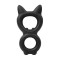 RIMBA Kitty Penis- & Hodenring aus Silikon Schwarz
