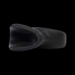 RIMBA Penisring mit Hodenmanschette aus Silikon Schwarz