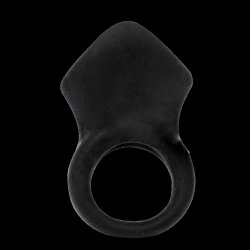 RIMBA Penisring mit Hodenmanschette aus Silikon Schwarz