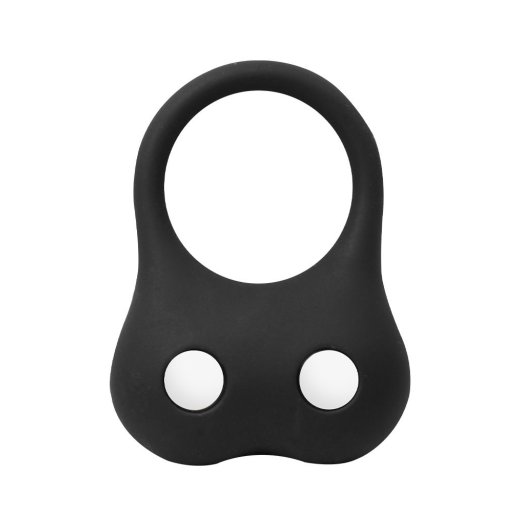 RIMBA Hodenstrecker mit Gewicht 70 g aus Silikon Schwarz