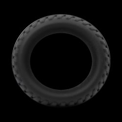 RIMBA Penisring Ø 25 mm aus Silikon Schwarz