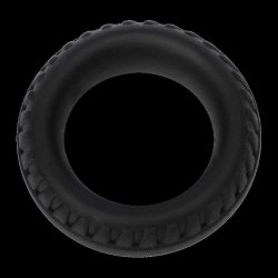 RIMBA Penisring Ø 30 mm aus Silikon Schwarz