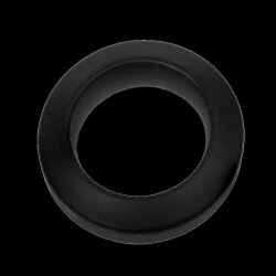 RIMBA Penisring kantig Ø 35 mm aus Silikon Schwarz