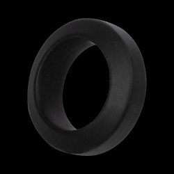 RIMBA Penisring kantig Ø 32 mm aus Silikon Schwarz