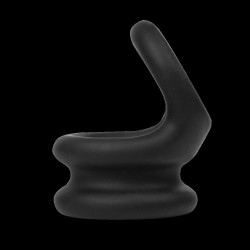 RIMBA Penisring mit Hodenstrecker Ø 35 & 40 mm aus Silikon Schwarz