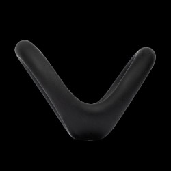 RIMBA Doppelring für Penis & Hoden Ø 30 & 35 mm aus Silikon Schwarz