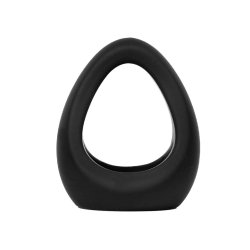 RIMBA Penis- & Hodenmanschette aus Silikon Schwarz